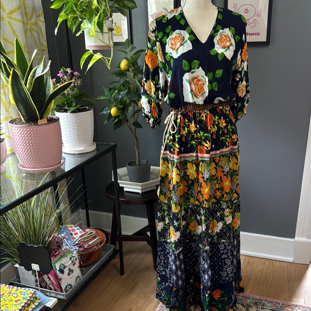 Kaktus Floral Maxi Dress